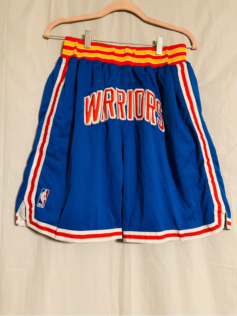 Just Don Golden State Warriors NBA Basketball Shorts Men’s Large Made in USA